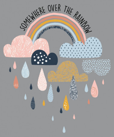 Rainbow Felpa Premium con cappuccio Donna