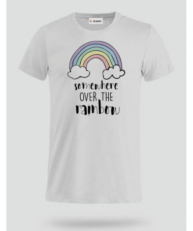 Somewhere over the rainbow T-shirt Basic Uomo