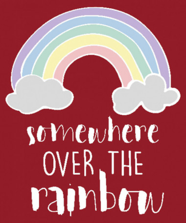 Somewhere over the rainbow T-shirt Basic Uomo