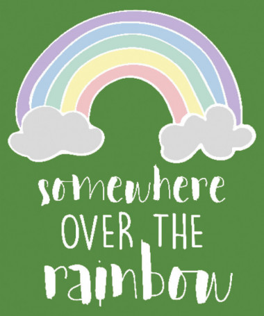 Somewhere over the rainbow T-shirt Basic Uomo