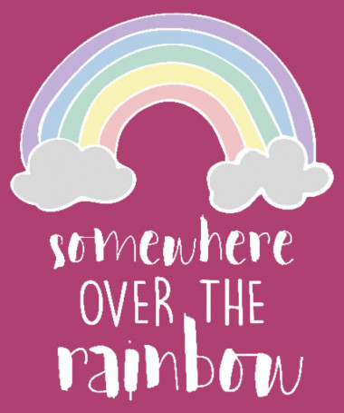 Somewhere over the rainbow T-shirt Basic Uomo