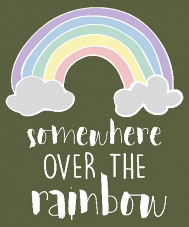 Somewhere over the rainbow T-shirt Basic Uomo