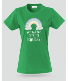 Somewhere over the rainbow T-shirt Basic Donna