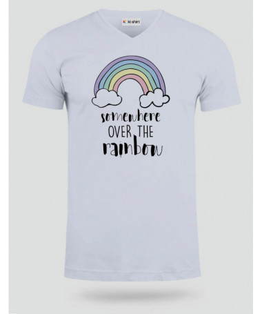 Somewhere over the rainbow  T-shirt Scollo V