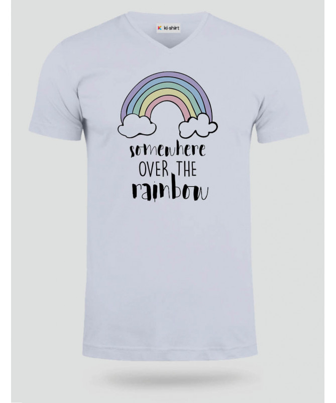 Somewhere over the rainbow  T-shirt Scollo V
