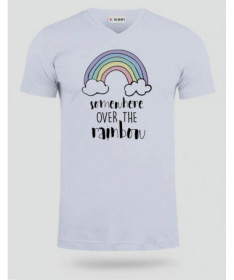 Somewhere over the rainbow  T-shirt Scollo V