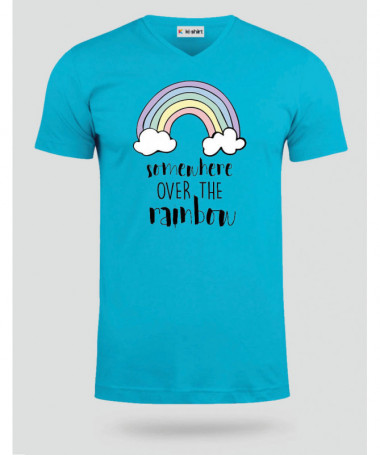 Somewhere over the rainbow  T-shirt Scollo V