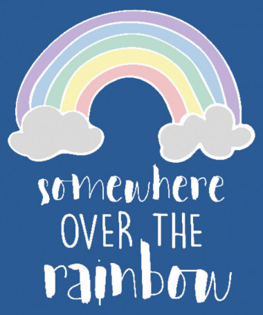 Somewhere over the rainbow  T-shirt Scollo V