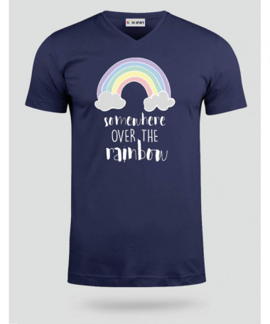 Somewhere over the rainbow  T-shirt Scollo V