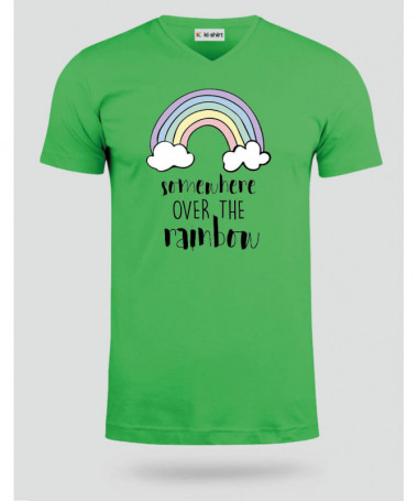 Somewhere over the rainbow  T-shirt Scollo V