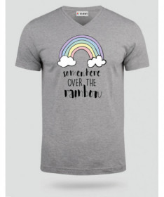 Somewhere over the rainbow  T-shirt Scollo V