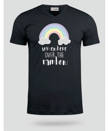 Somewhere over the rainbow  T-shirt Scollo V
