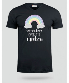Somewhere over the rainbow  T-shirt Scollo V