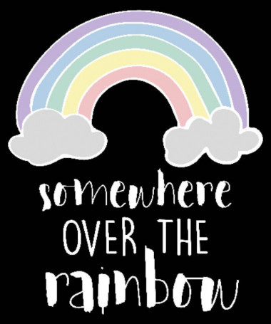 Somewhere over the rainbow  T-shirt Scollo V