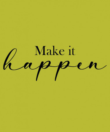 Make it happen T-shirt Basic Donna