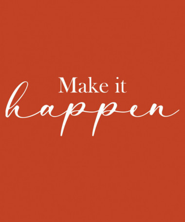 Make it happen  T-shirt Scollo V