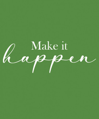 Make it happen  T-shirt Scollo V