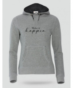 Make it happen Felpa Premium con cappuccio Donna