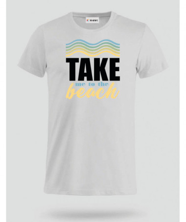 Take me to the beach T-shirt Basic Uomo