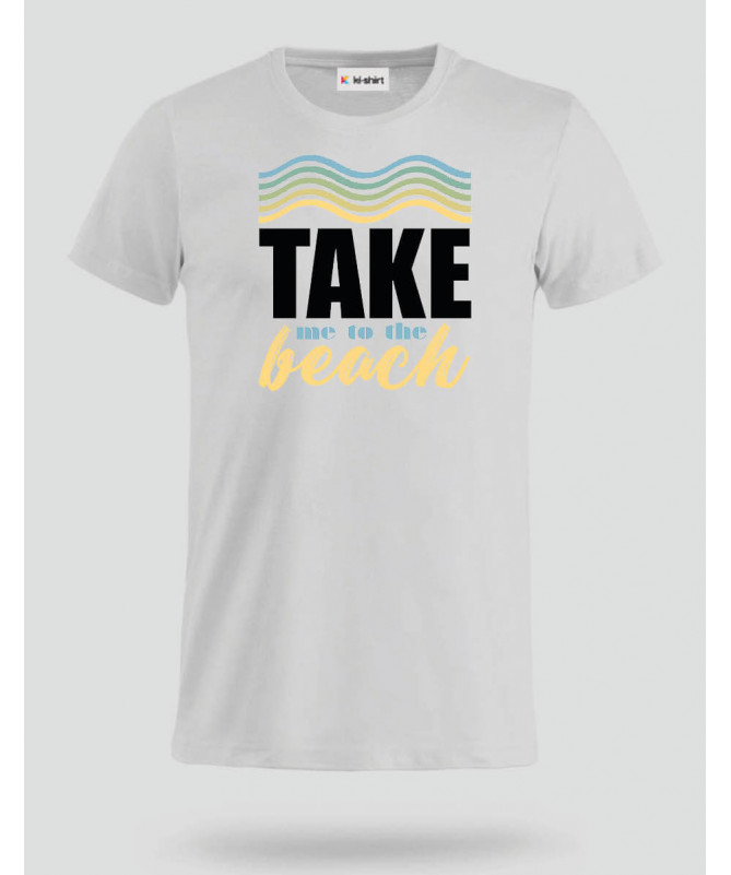 Take me to the beach T-shirt Basic Uomo