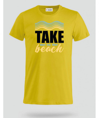 Take me to the beach T-shirt Basic Uomo