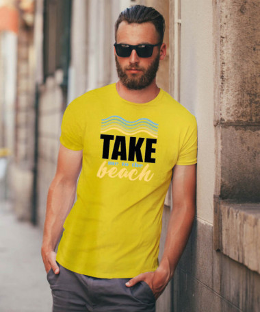 Take me to the beach T-shirt Basic Uomo