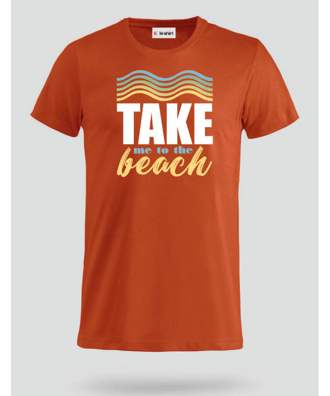 Take me to the beach T-shirt Basic Uomo