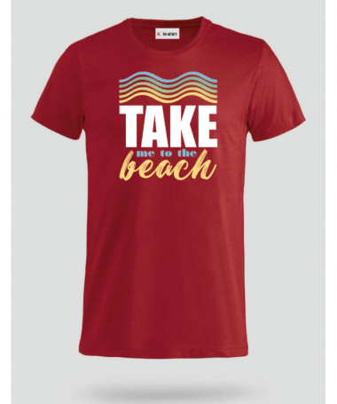 Take me to the beach T-shirt Basic Uomo