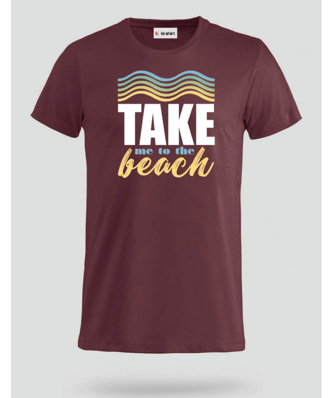 Take me to the beach T-shirt Basic Uomo