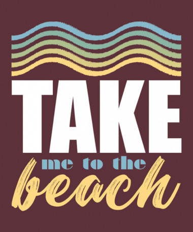 Take me to the beach T-shirt Basic Uomo