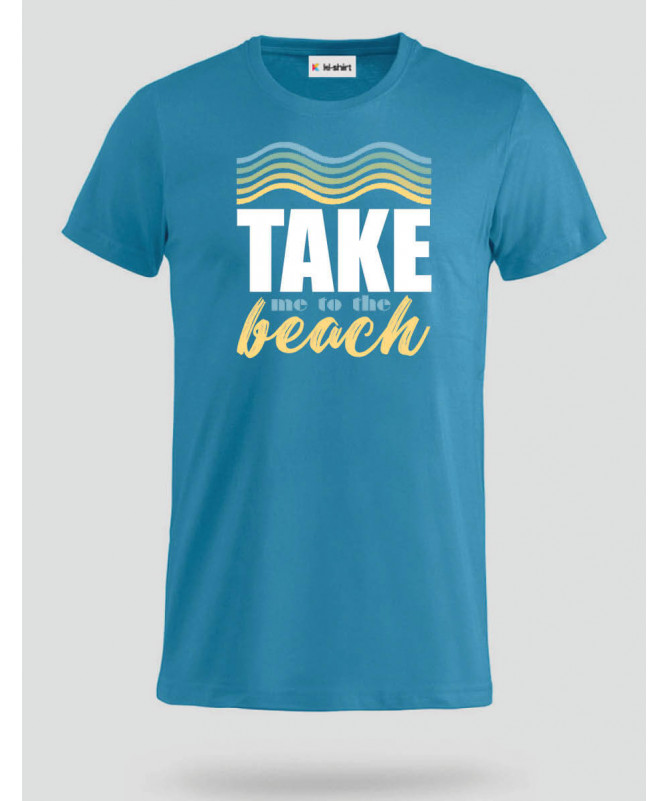Take me to the beach T-shirt Basic Uomo