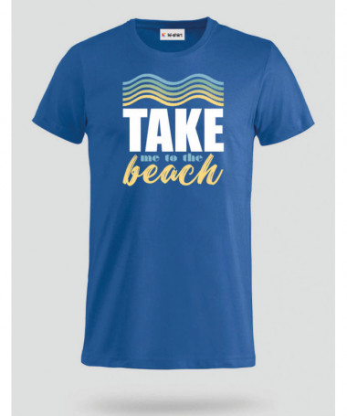 Take me to the beach T-shirt Basic Uomo