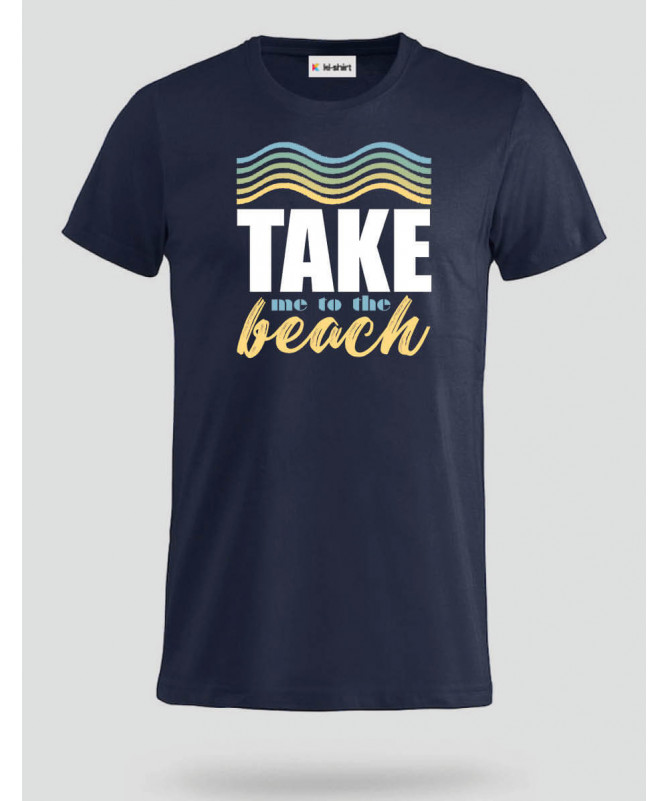 Take me to the beach T-shirt Basic Uomo