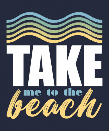 Take me to the beach T-shirt Basic Uomo