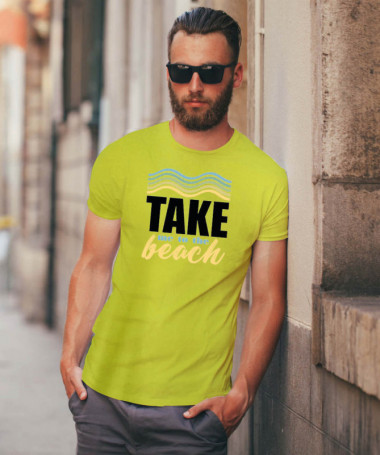 Take me to the beach T-shirt Basic Uomo