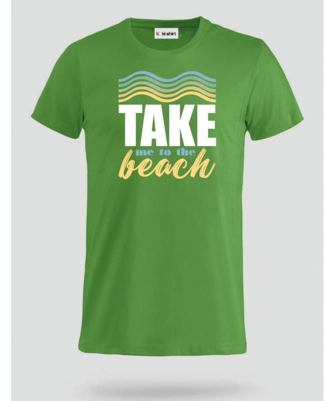 Take me to the beach T-shirt Basic Uomo
