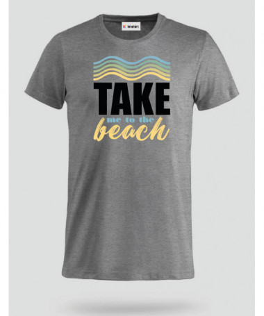 Take me to the beach T-shirt Basic Uomo