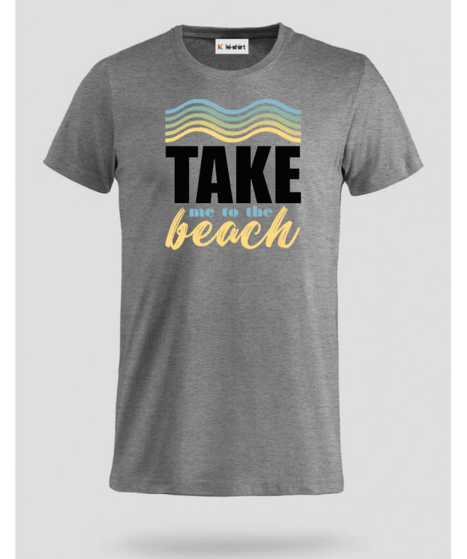 Take me to the beach T-shirt Basic Uomo