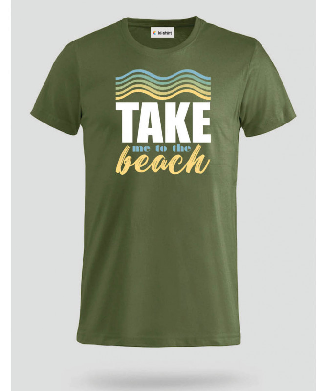 Take me to the beach T-shirt Basic Uomo