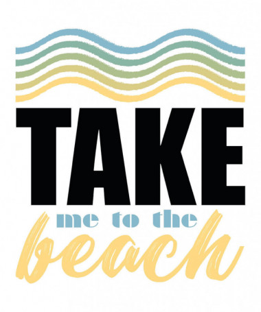 Take me to the beach  T-shirt Scollo V