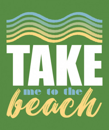 Take me to the beach  T-shirt Scollo V