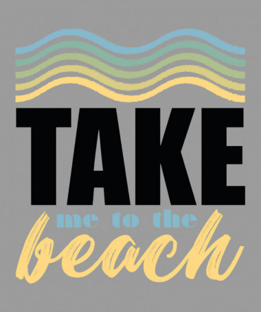 Take me to the beach  T-shirt Scollo V