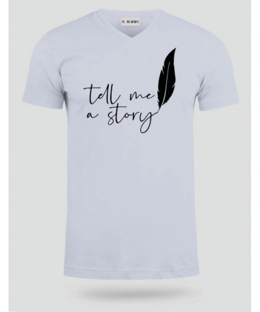 Tell me a story  T-shirt Scollo V