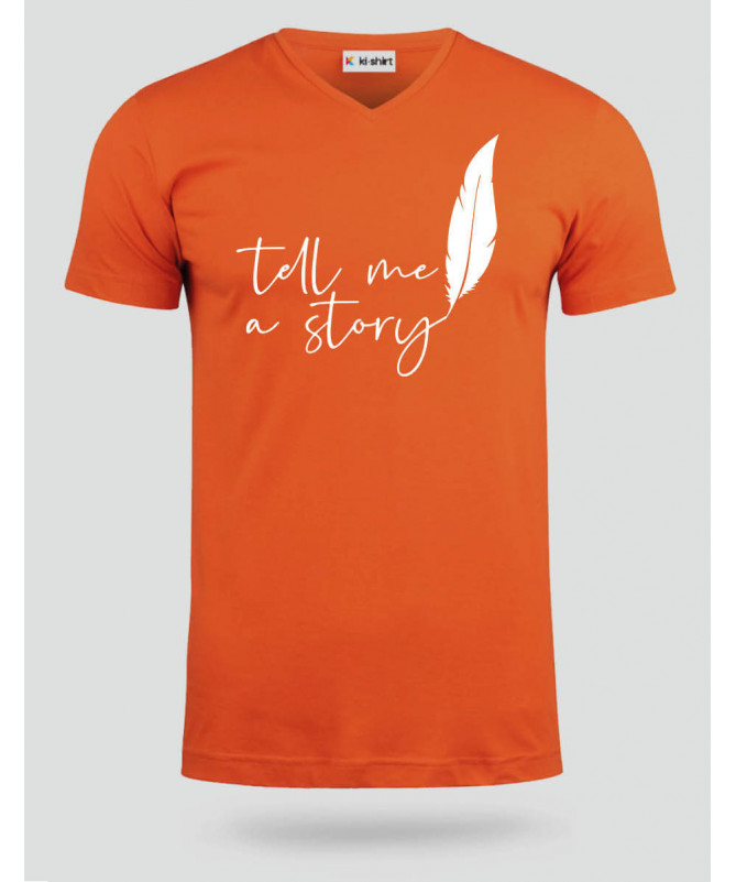 Tell me a story  T-shirt Scollo V