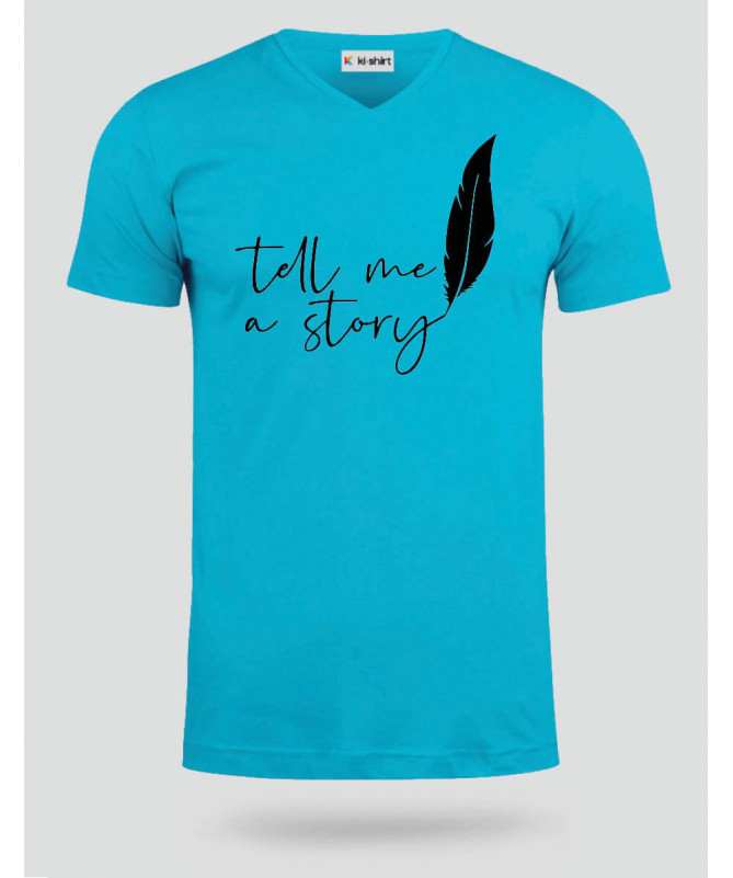 Tell me a story  T-shirt Scollo V
