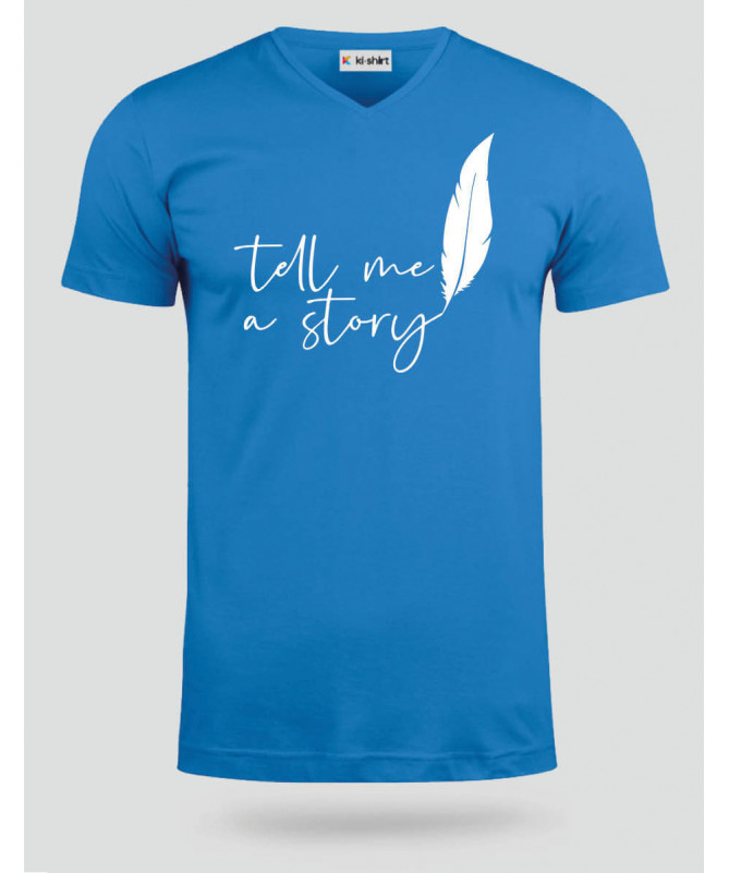 Tell me a story  T-shirt Scollo V
