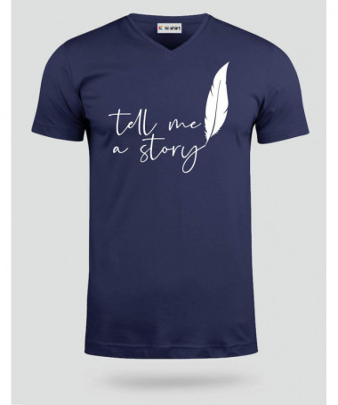 Tell me a story  T-shirt Scollo V