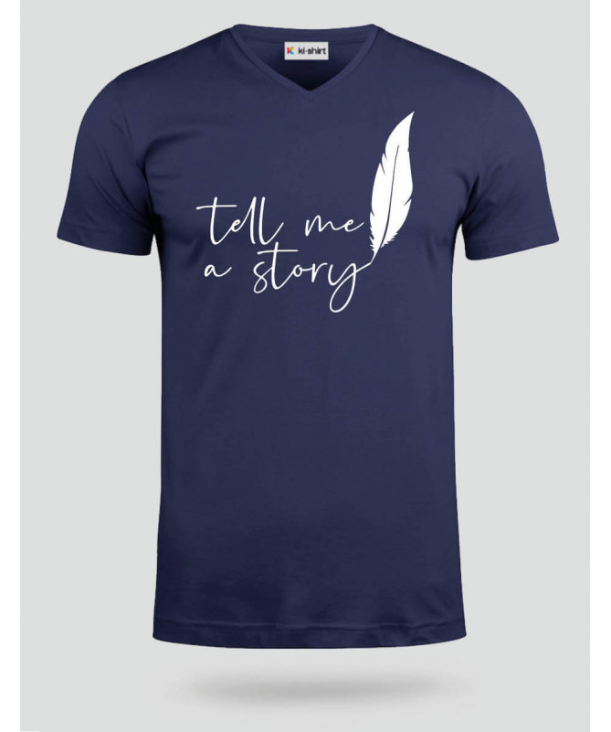 Tell me a story  T-shirt Scollo V