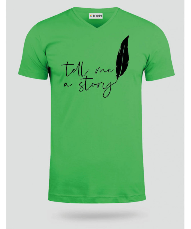 Tell me a story  T-shirt Scollo V