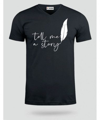 Tell me a story  T-shirt Scollo V